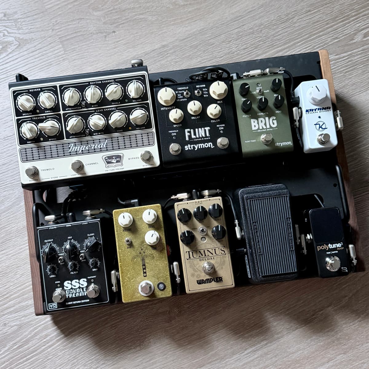 Custom pedalboard built by The Rig Doctor