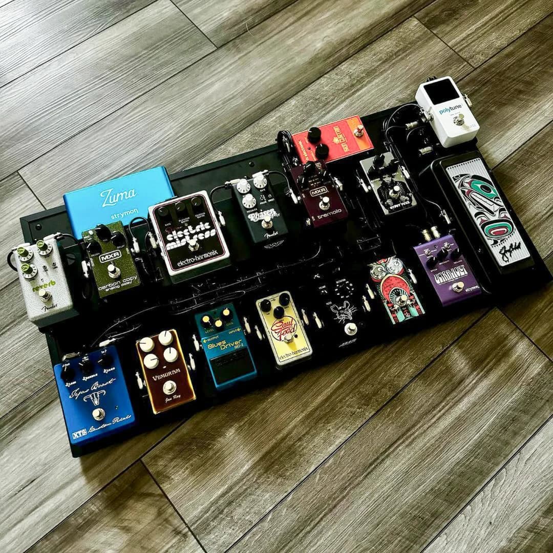 Custom pedalboard built by The Rig Doctor