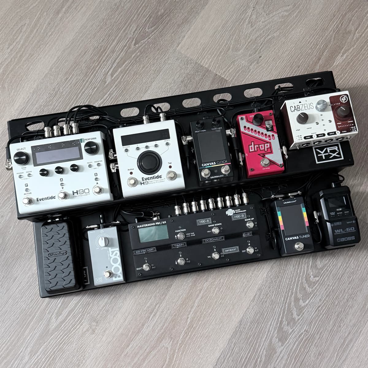 Vince D. custom pedalboard by The Rig Doctor