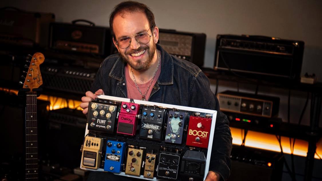 Theo Katzman "I LOVE my pedalboard and I'm so happy to be taking this out on the road with me and know that it's going to work. It's dead quiet and SO neat!"